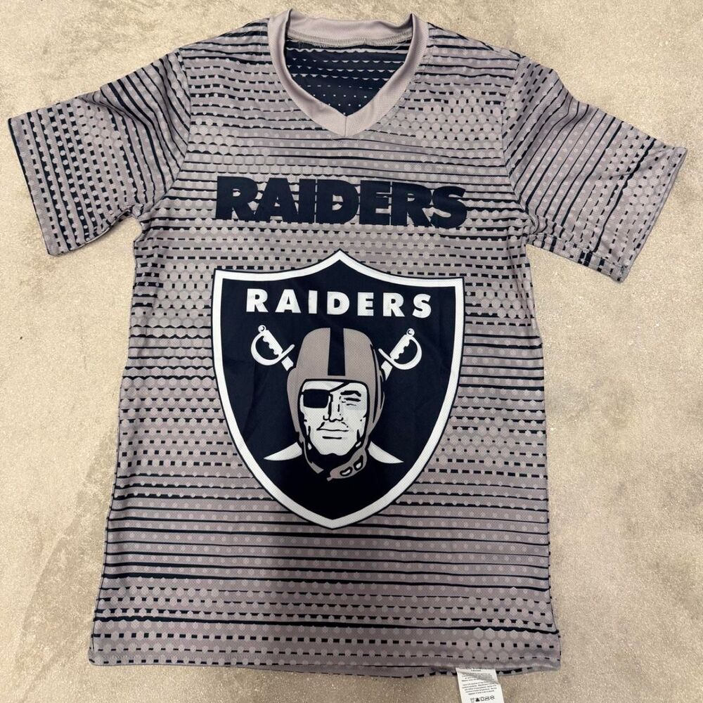 NFL Raiders Flag Football Reversible Youth M